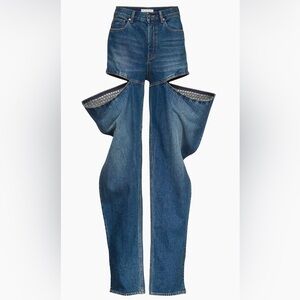 AREA Blue Jeans with Crystal embellishment!!!